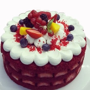 Ovalette Red Velvet Pandispanya Hazır Karışım Sponge Cake 3 kg